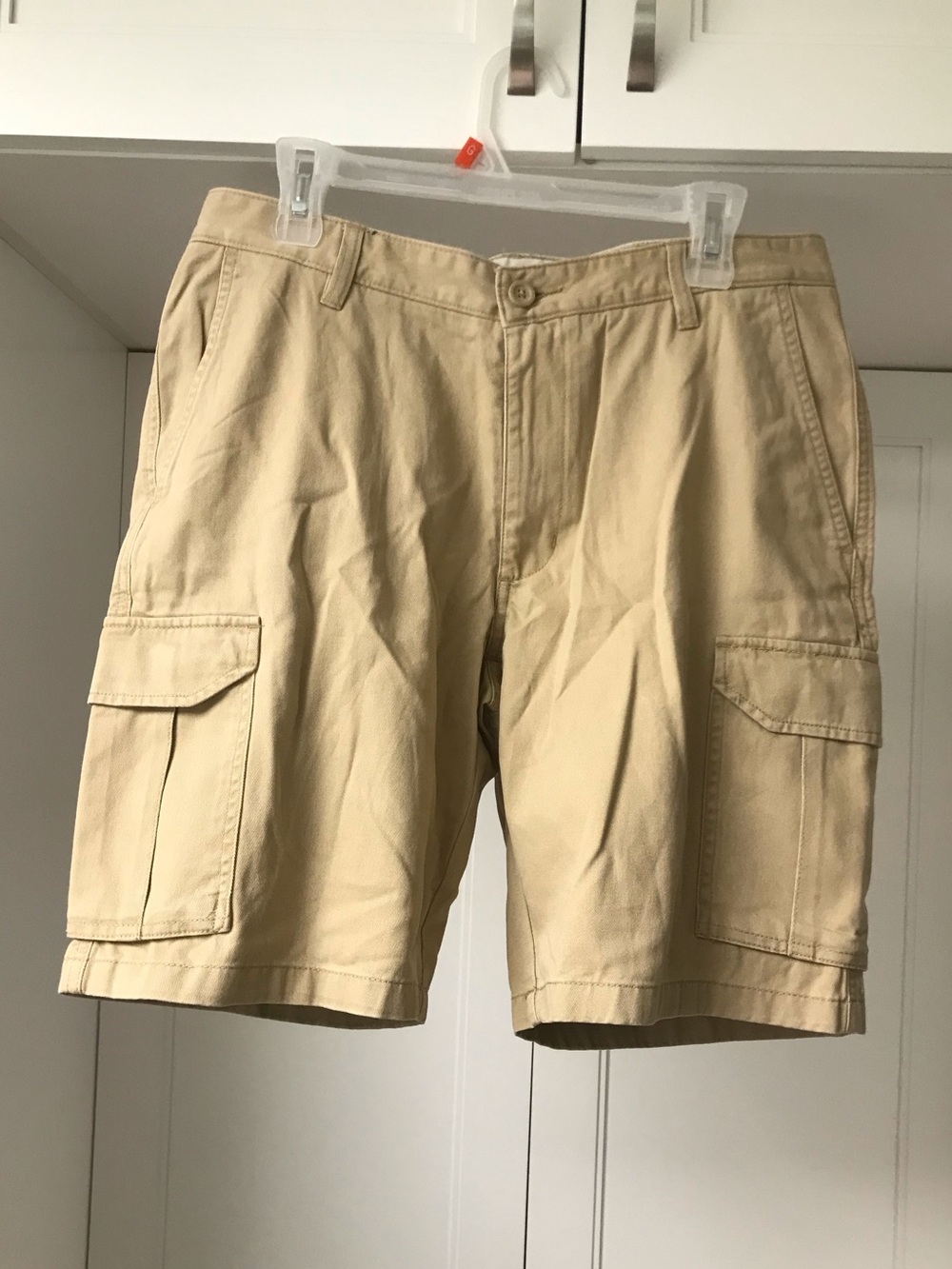 Men's Marrgansett Traders Khaki / Tan Cargo Shorts 33W Classic Casual